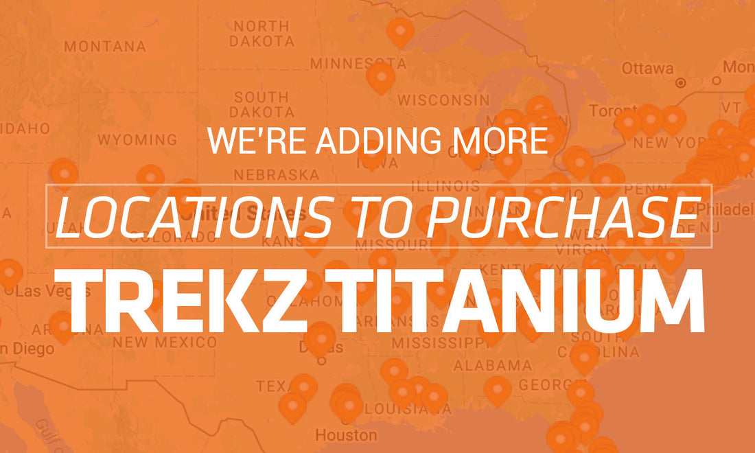 We're Adding More Locations To Purchase Trekz Titanium!