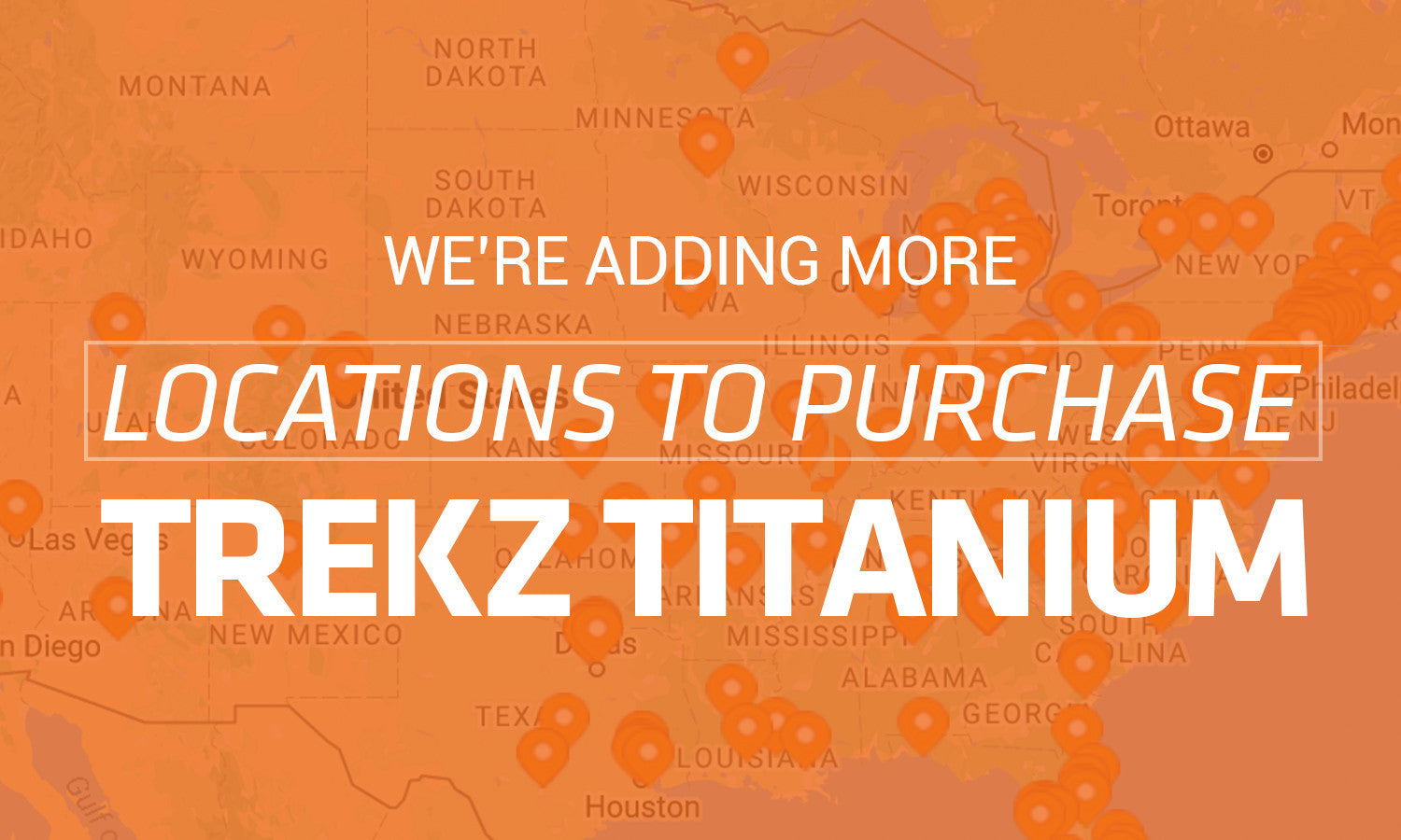 We're Adding More Locations To Purchase Trekz Titanium!