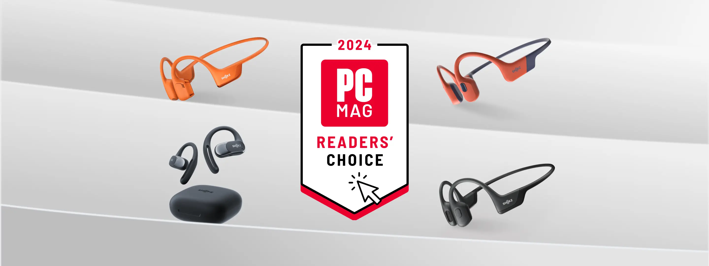 shokz is the winner of the 2024 pcmag readers choice award canada