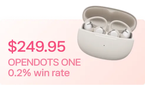 Shokz Opendots One Clip-on Earbuds Valentine's Day Tech Gifts for Her or Him