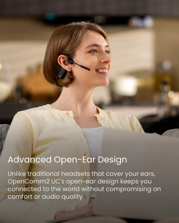 OpenComm2 UC 2025 upgrade Bone Conduction Headset - Best for Work OpenComm2 UC 2025 upgrade Bone Conduction Headset - Best for Work