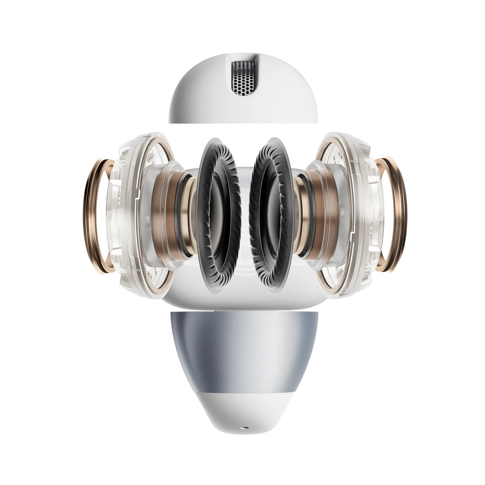 OpenDots 2 Clip-On Earbuds with Noise Reduction Microphone for Clear Calls
