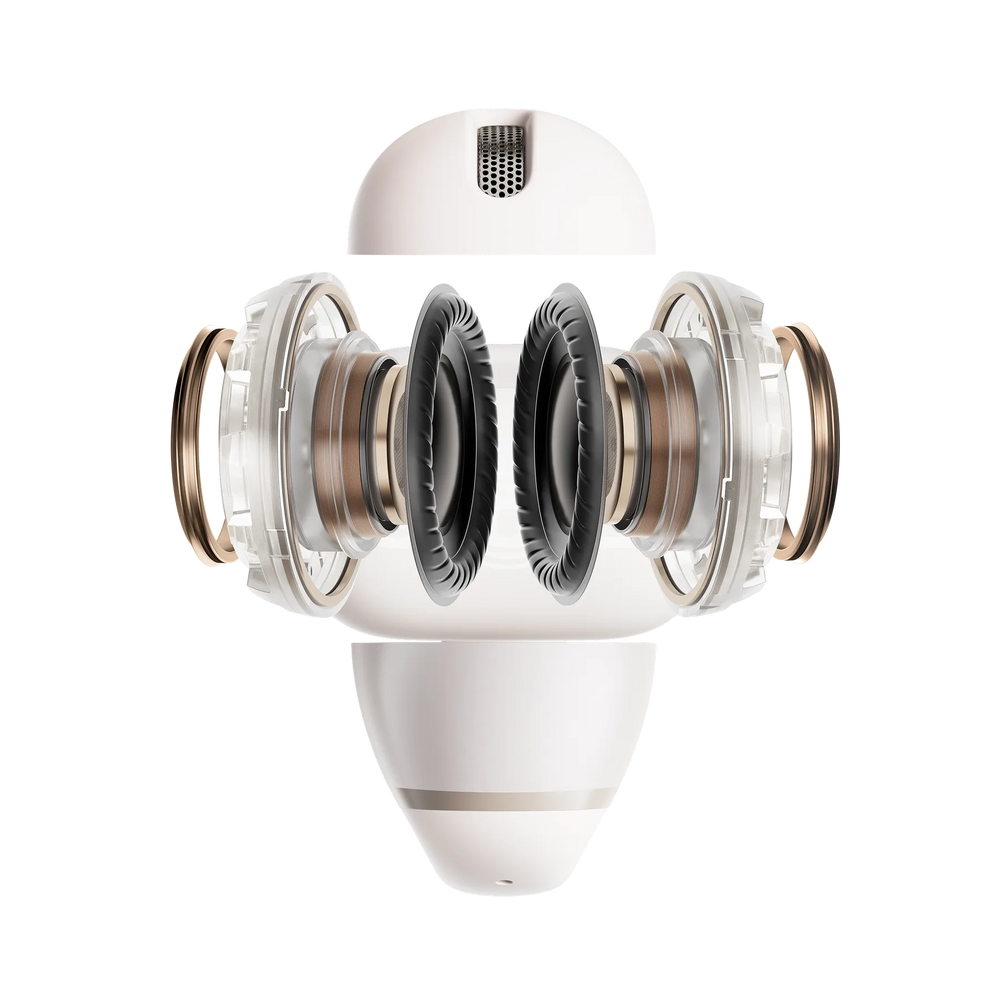OpenDots 2 Clip-On Earbuds with Noise Reduction Microphone for Clear Calls