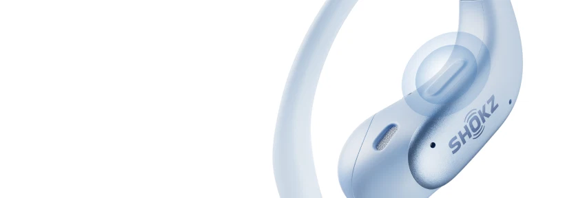 Shokz OpenFit Air 2 Earhook Earbuds -  Intuitive & Precise Control for Gym