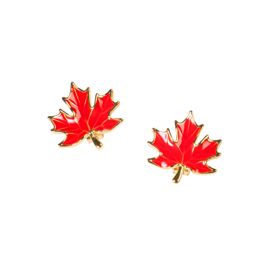 Maple leaf earring charm