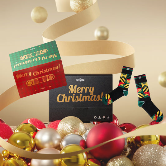 Holiday Gift Box (socks&card)