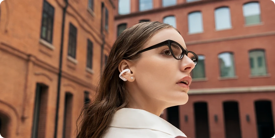 OpenDots 2 Clip-On Earbuds with Lightweight Design for All-Day Comfortable Wear