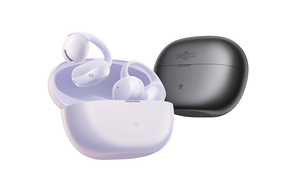 Shokz OpenDots Air Open-Ear Earbuds with Stylish Clip-on Design