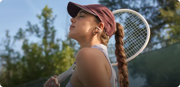 Shokz OpenDots ONE - Lightweight Open-Ear Earbuds for Sports & Outdoors