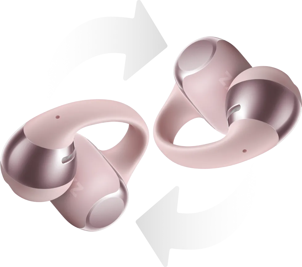 Shokz OpenDots ONE Open Ear Earbuds with Interchangeable Connection