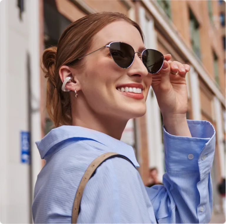 Shokz OpenDots ONE Lightweight Open Ear Headphones for Lesuire