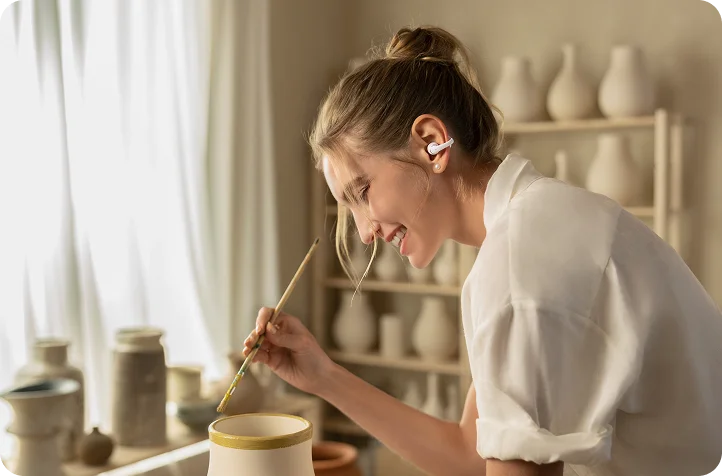OpenDots 2 Open Ear Earbuds with Enhanced Audio Tuning for Balanced Sound