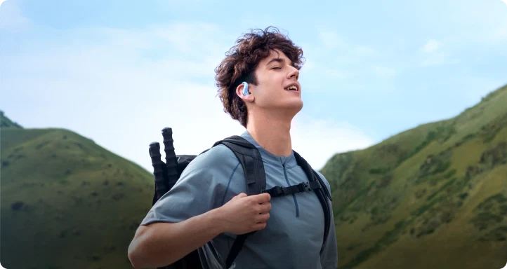 Shokz OpenFit Air 2 - Sleek. Streamlined. Pocket-sized.
