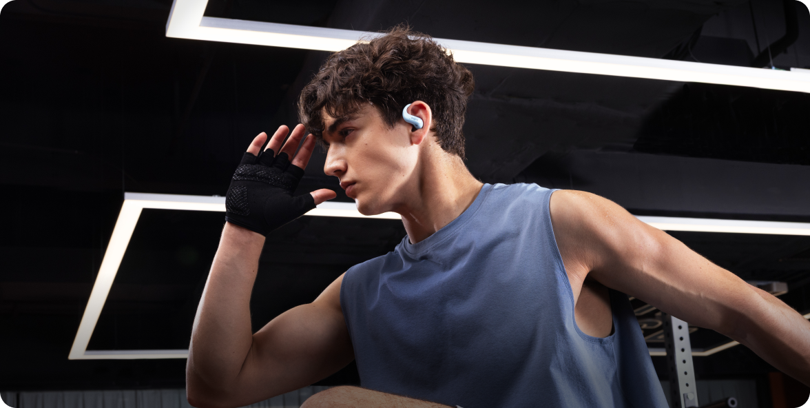 Shokz OpenFit Air 2 - Light as air. Built for motion.