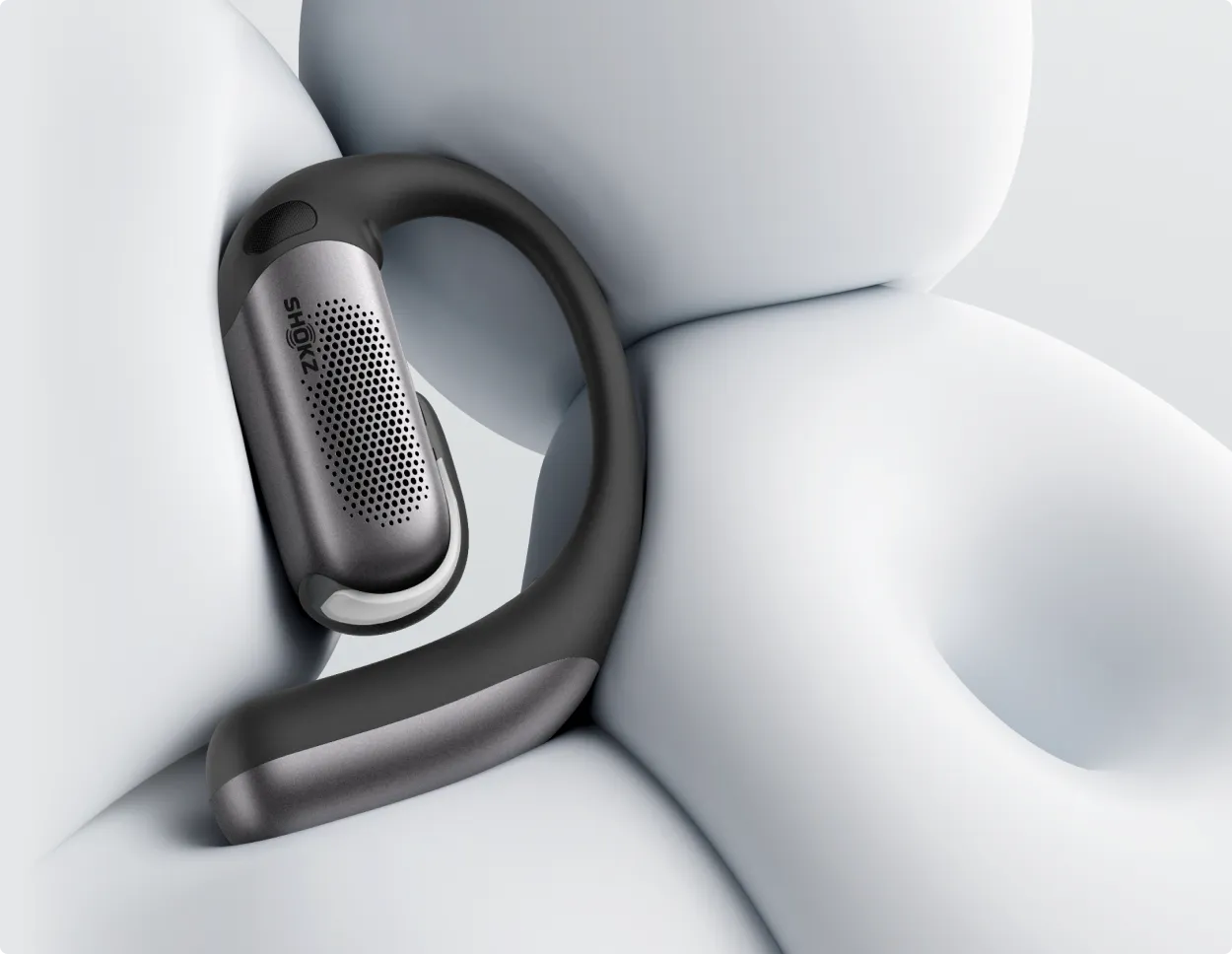 Shokz OpenFit Pro Open Ear Noise Reduction Earbuds with Soft Ultra-Silicon Perfect for All-Day Use