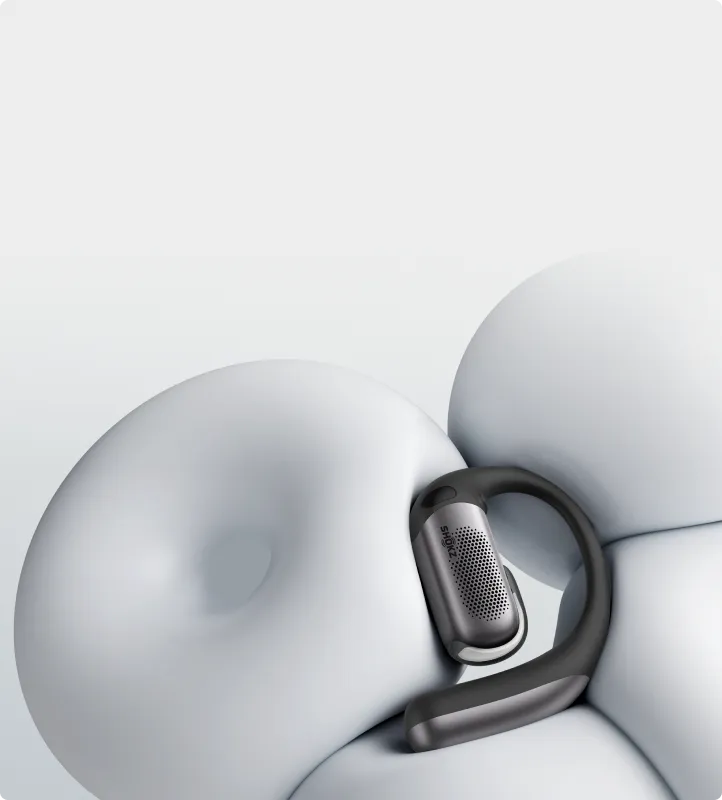 Shokz OpenFit Pro Open Ear Noise Reduction Earbuds with Soft Ultra-Silicon Perfect for All-Day Use