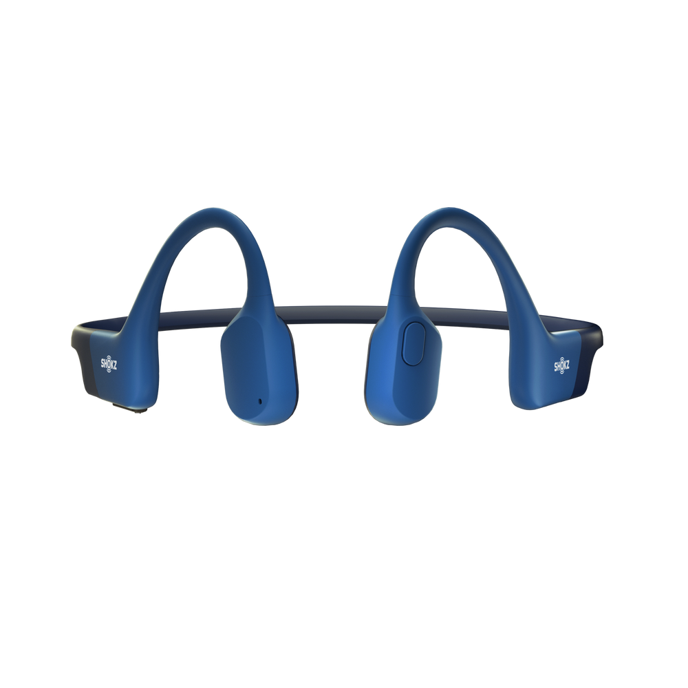 Shokz OpenRun ブルー Shokz OpenRun Pro Premium Bone Conduction Open-Ear Bluetooth Sport